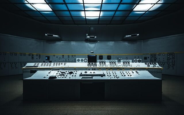 Nuclear power plant control room equipped with Viziv Technologies' innovative solutions for efficient energy oversight.